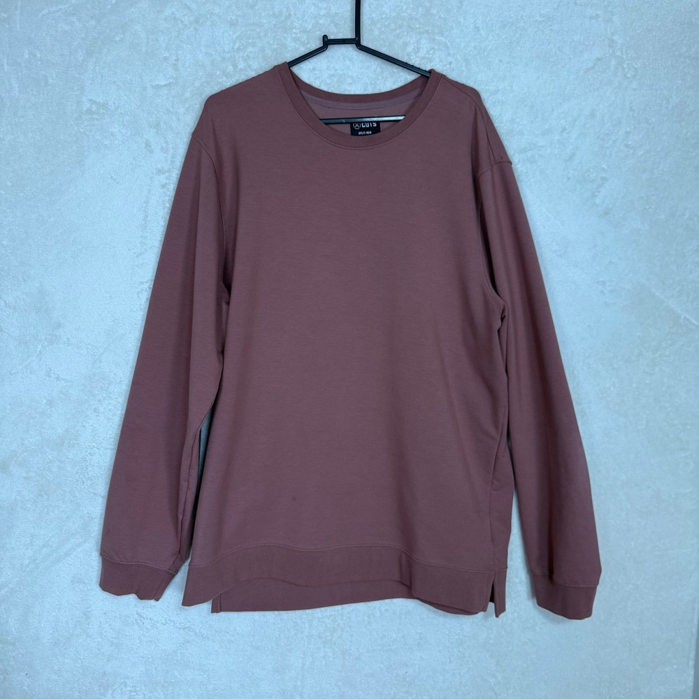 Cuts Hyperloop French Terry Split-Hem Sweatshirt … - image 1